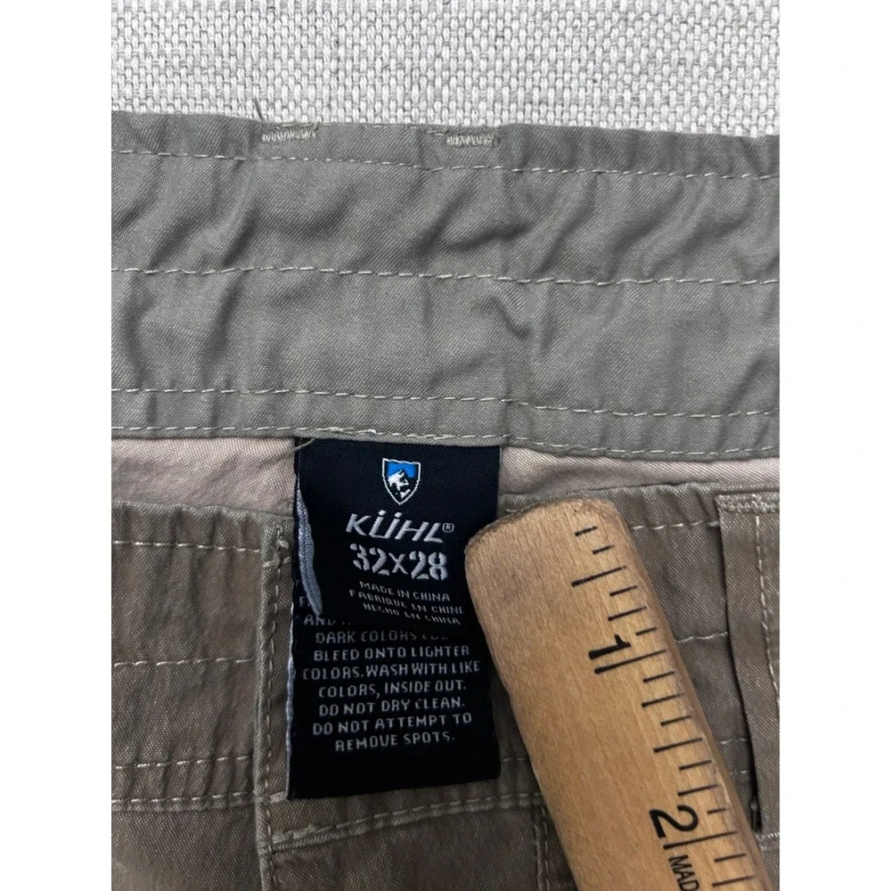 Kuhl Vintage Patina Dye Pants Men's 32x28 Brown Outdoor Hiking Casual Stretch